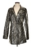 Shoedazzle 100% Polyester Animal Print Silver Blazer Size S - photo 1