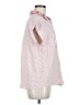 CAbi Stripes Pink Short Sleeve Blouse Size M - photo 4