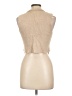 Le Lis 100% Acrylic Tan Sleeveless Button-Down Shirt Size L - photo 2
