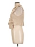 Le Lis 100% Acrylic Tan Sleeveless Button-Down Shirt Size L - photo 5