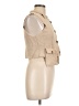 Le Lis 100% Acrylic Tan Sleeveless Button-Down Shirt Size L - photo 4