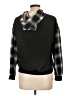 Shein 100% Polyester Plaid Black Pullover Sweater Size L - photo 2