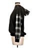 Shein 100% Polyester Plaid Black Pullover Sweater Size L - photo 5