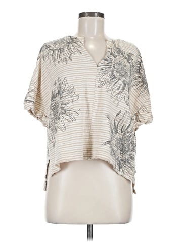 Pilcro Short Sleeve Blouse (view 1)