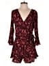 Free People Paisley Burgundy Romper Size M - photo 1