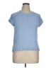 Unbranded 100% Polyester Blue Short Sleeve Top Size XL - photo 1
