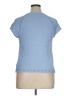 Unbranded 100% Polyester Blue Short Sleeve Top Size XL - photo 2