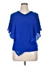 Apt. 9 Blue Short Sleeve Blouse Size XL - photo 1