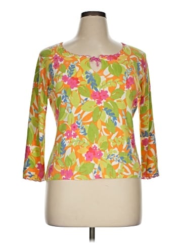 Sigrid Olsen Sport 3/4 Sleeve Top (view 1)