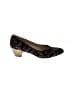 Salvatore Ferragamo Paisley Brown Black Heels Size 5 - photo 1
