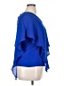 Apt. 9 Blue Short Sleeve Blouse Size XL - photo 4
