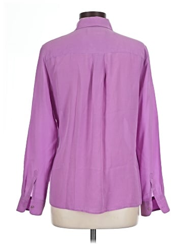 Joe Fresh Long Sleeve Silk Top (view 2)