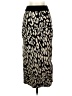 Final Touch Animal Print Black Casual Skirt Size S - photo 1