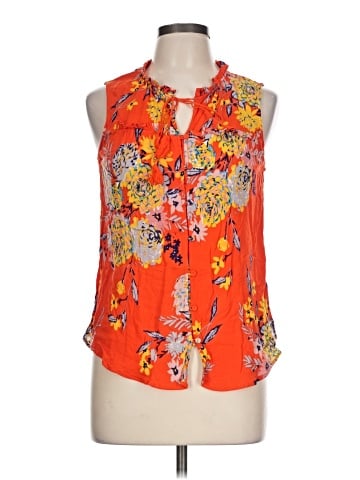 Pale Sky Sleeveless Blouse (view 1)