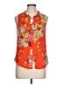 Pale Sky 100% Rayon Orange Sleeveless Blouse Size L - photo 1