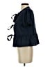 Shein Blue Short Sleeve Blouse Size 4 - photo 5