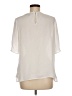 Laundry by Shelli Segal 100% Polyester Ivory Short Sleeve Blouse Size M - photo 2
