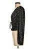 Zara Polka Dots Black Long Sleeve Blouse Size S - photo 5