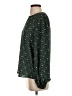 Ann Taylor LOFT 100% Polyester Floral Green Long Sleeve Blouse Size S - photo 5