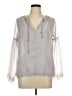 Gentle Fawn 100% Polyester Gray Long Sleeve Blouse Size L - photo 1