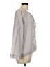Gentle Fawn 100% Polyester Gray Long Sleeve Blouse Size L - photo 4