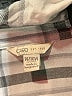 Cato 100% Rayon Plaid Gray Long Sleeve Button-Down Shirt Size 14 - 16 - photo 7