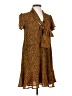 MICHAEL Michael Kors Animal Print Brown Casual Dress Size XS - photo 1