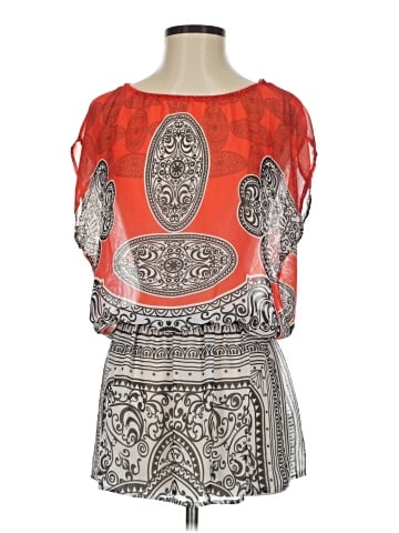 Double Zero Short Sleeve Blouse (view 1)