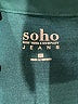 Soho 100% Rayon Teal Blue 3/4 Sleeve Blouse Size M - photo 7
