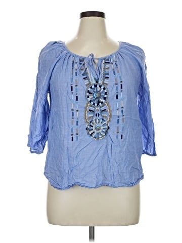 Intro 3/4 Sleeve Blouse (view 1)