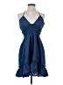 Unbranded 100% Polyester Blue Cocktail Dress Size S - photo 1