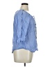 Intro 100% Cotton Blue 3/4 Sleeve Blouse Size XL Petite - photo 4