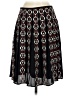 Ann Taylor 100% Polyester Print Black Casual Skirt Size 2 - photo 2