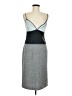 St. John Color Block Gray Cocktail Dress Size 6 - photo 1