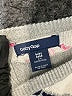 Baby Gap 100% Cotton Gray Pullover Sweater Size 3-6 mo - photo 3