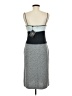 St. John Color Block Gray Cocktail Dress Size 6 - photo 2