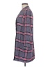 fleur du mal 100% Silk Plaid Gray Coat Size 8 - photo 5