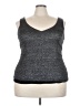 JS Collections Gray Sleeveless Top Size 3X - photo 1
