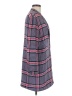 fleur du mal 100% Silk Plaid Gray Coat Size 8 - photo 4