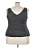 JS Collections Gray Sleeveless Top Size 3X - photo 2