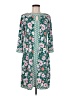Wisp Print Green Casual Dress Size 8 - photo 1