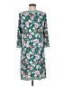 Wisp Print Green Casual Dress Size 8 - photo 2