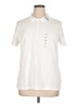 Studio Works Ivory Short Sleeve Blouse Size XL - photo 1