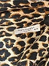 Equipment Animal Print Brown 3/4 Sleeve Blouse Size XS - photo 7
