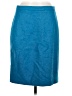 Pure Collection 100% Wool Teal Wool Skirt Size 6 - photo 1