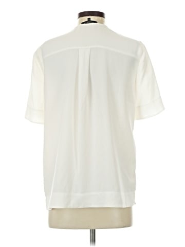Lafayette 148 New York Short Sleeve Blouse (view 2)