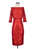 Shein Red Cocktail Dress Size 4 - photo 1
