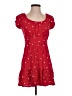 Forever 21 Hearts Red Casual Dress Size S - photo 1