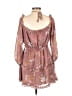 Tularosa 100% Polyester Floral Pink Casual Dress Size L - photo 2