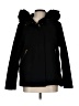 Zara Basic Black Coat Size L - photo 1